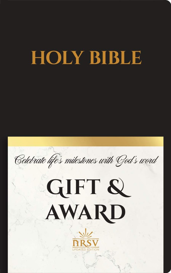 NRSV Updated Edition Gift & Award Bible, Black