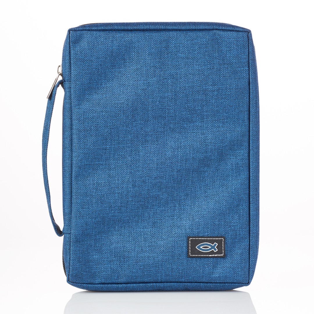 Navy Bible Case, Large