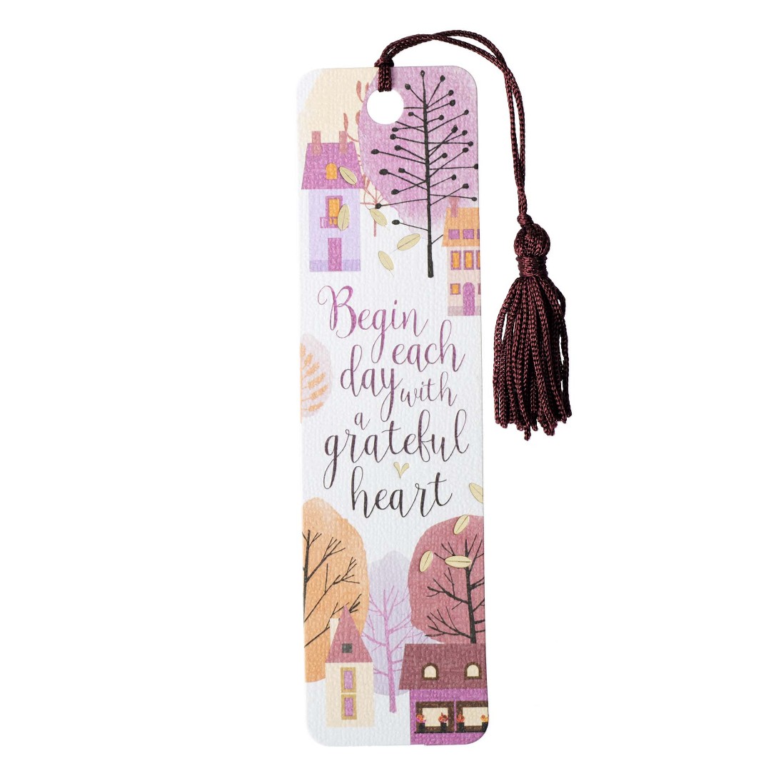 Grateful Heart Tassel Bookmark