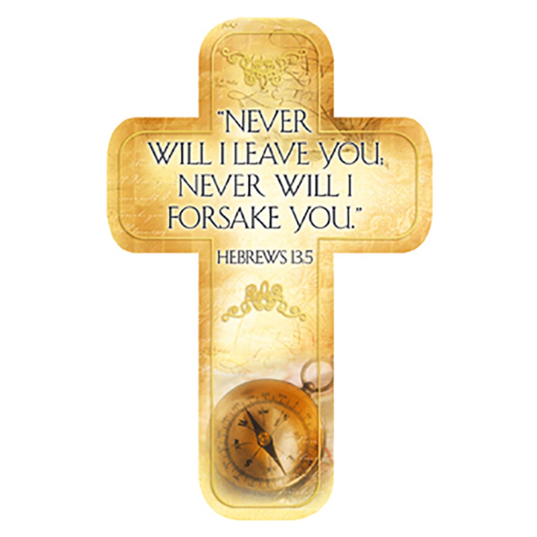 Hebrews 13:5 Cross Bookmark