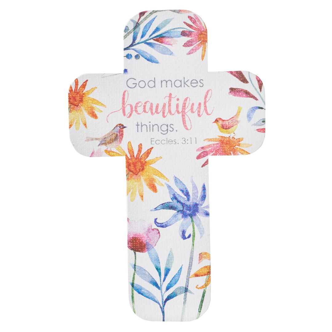 God Makes Beautiful Cross Bookmark