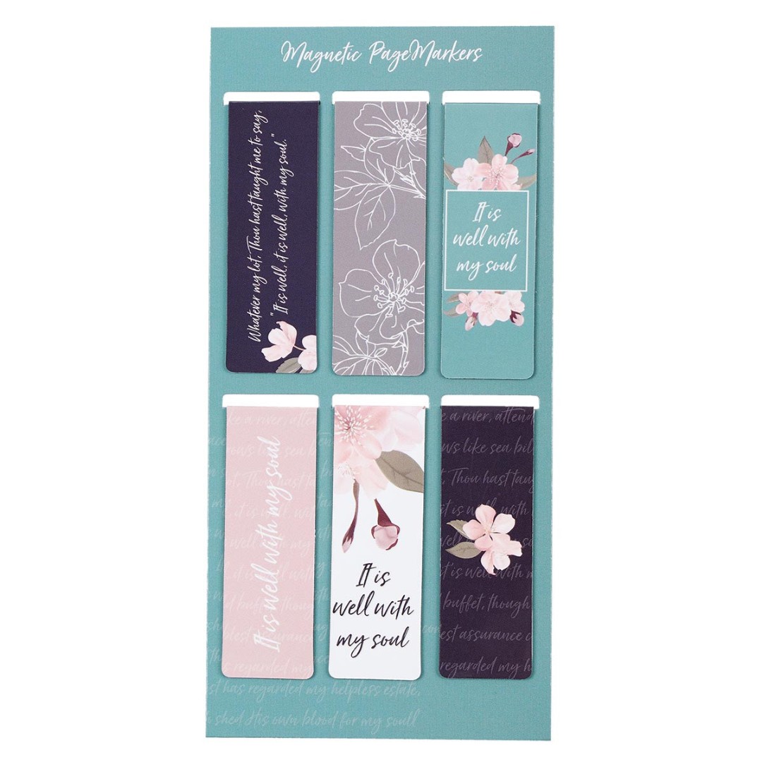 It is Well Magnetic Bookmark Set (pack of 6)
