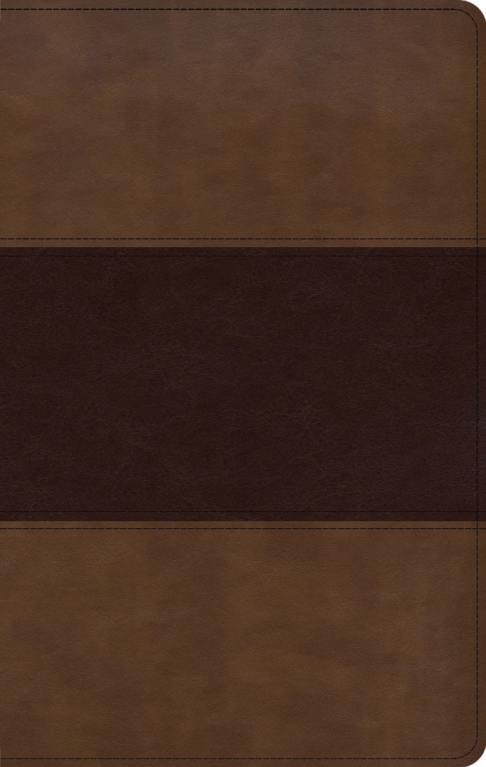 KJV Thinline Reference Bible, Saddle Brown LeatherTouch