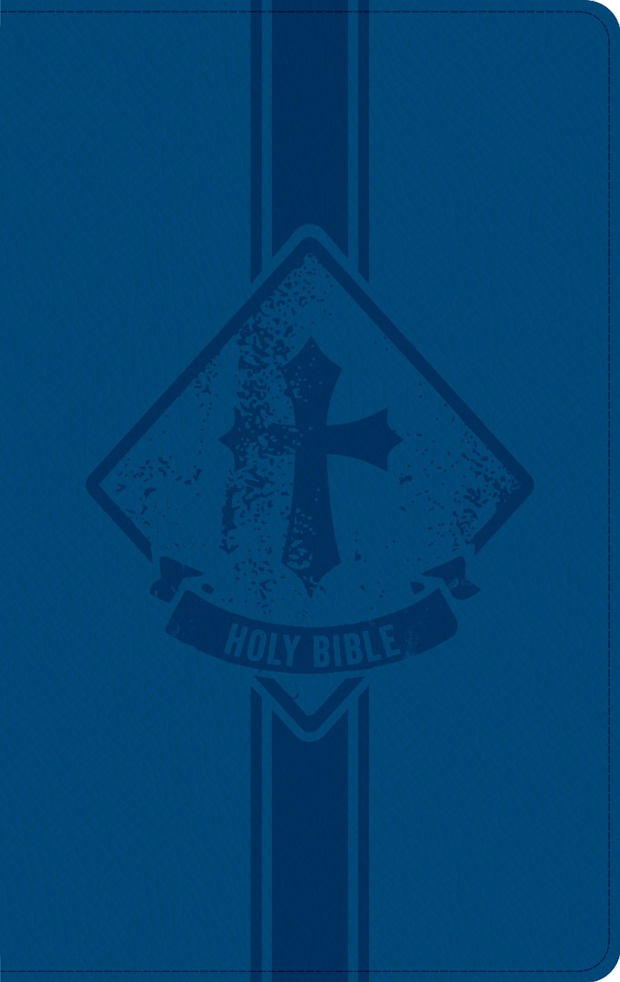 KJV Kids Bible, Thinline Edition, Navy LeatherTouch