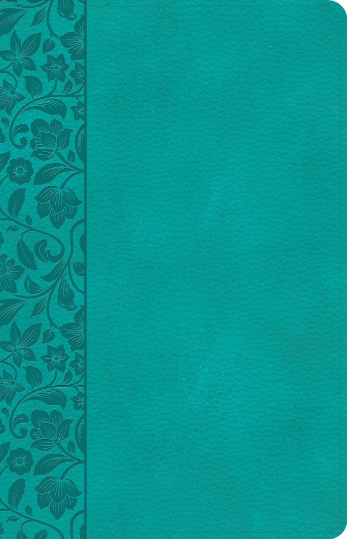 CSB Large Print Personal Size Reference Bible, Teal