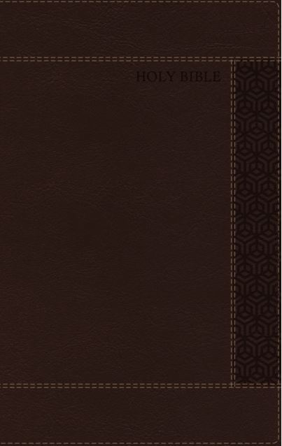 NRSVue Holy Bible Leathersoft, Brown, Comfort Print