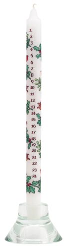 Holly & Ivy Advent Candle