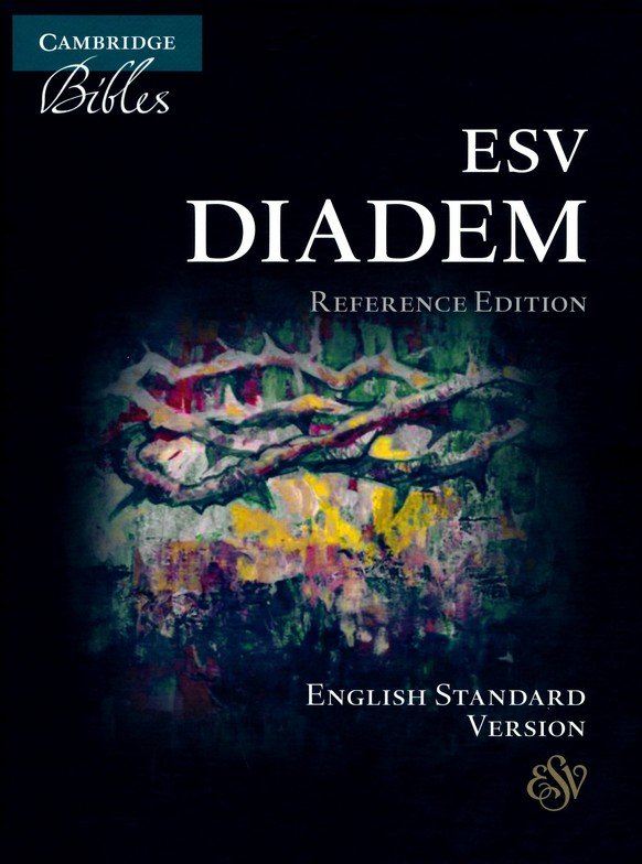 ESV Diadem Reference Bible, Black Calfskin Leather