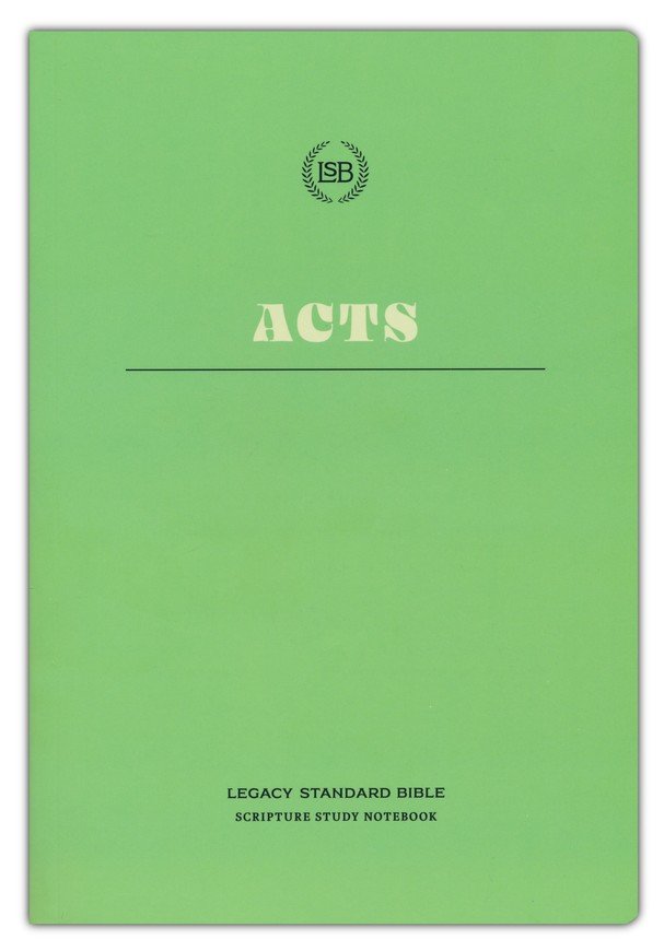LSB Scripture Study Notebook: Acts