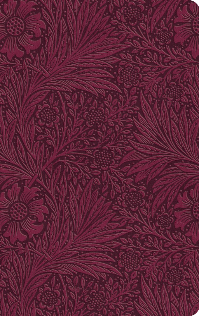 ESV Value Thinline Bible, Trutone, Raspberry, Floral Design