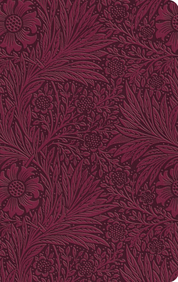 ESV Value Thinline Bible, Trutone, Raspberry, Floral Design