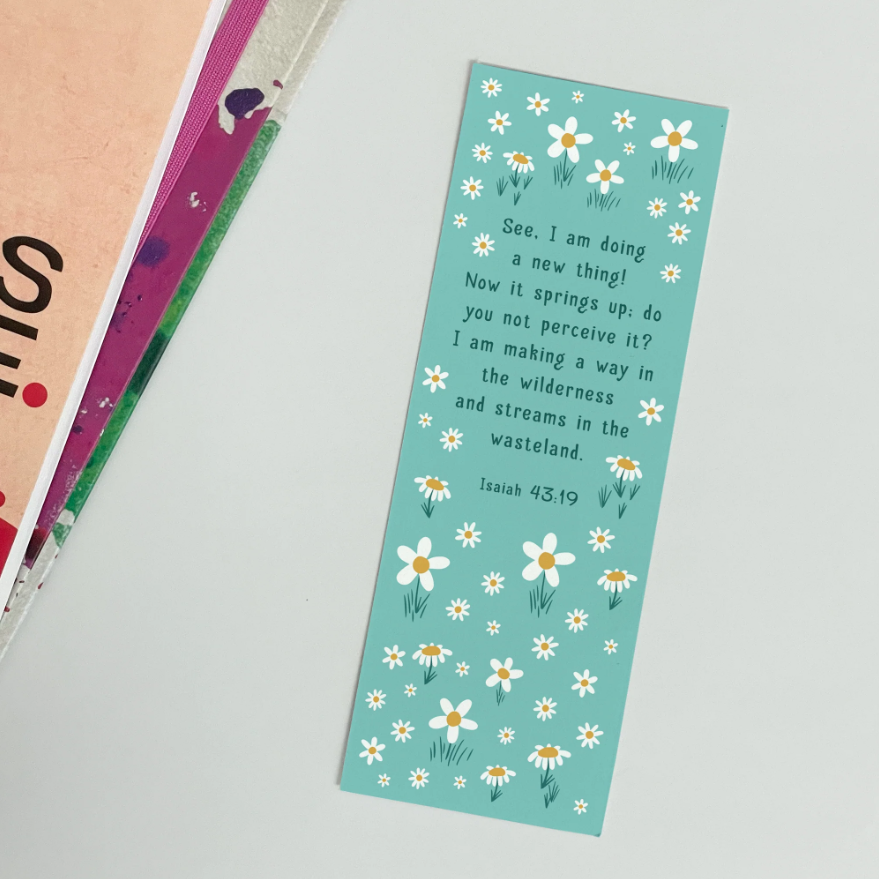 See I Am Doing A New Thing (Daisy) – Bookmark