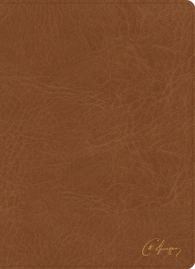 KJV Spurgeon Study Bible, Tan Leathertouch