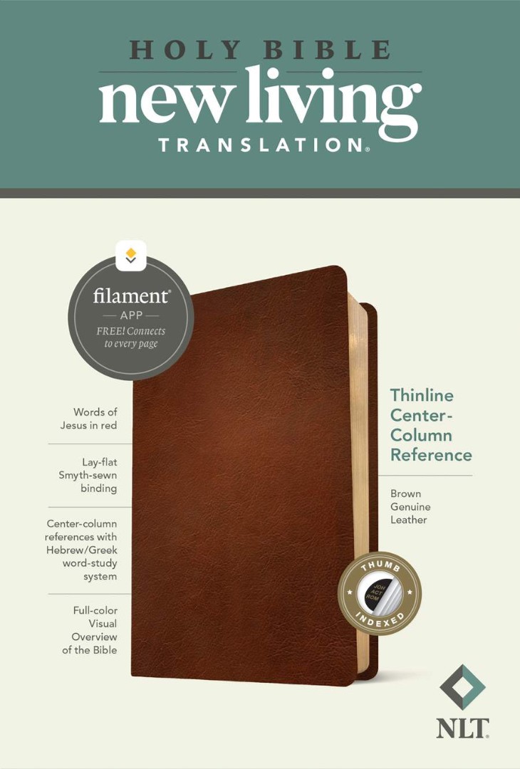 NLT Thinline CenterColumn Reference Bible, Filament Edition