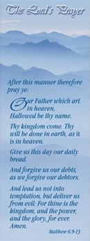 The Lord's Prayer - Bible Passage Bookmarks (10 pack)