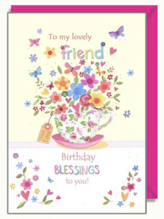 Lovely Friend Birthday Card