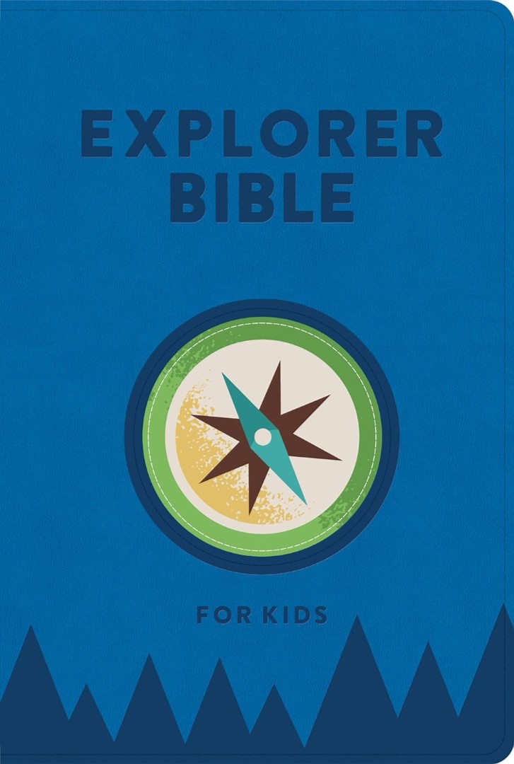 KJV Explorer Bible For Kids, Royal Blue Leathertouch, Indexe