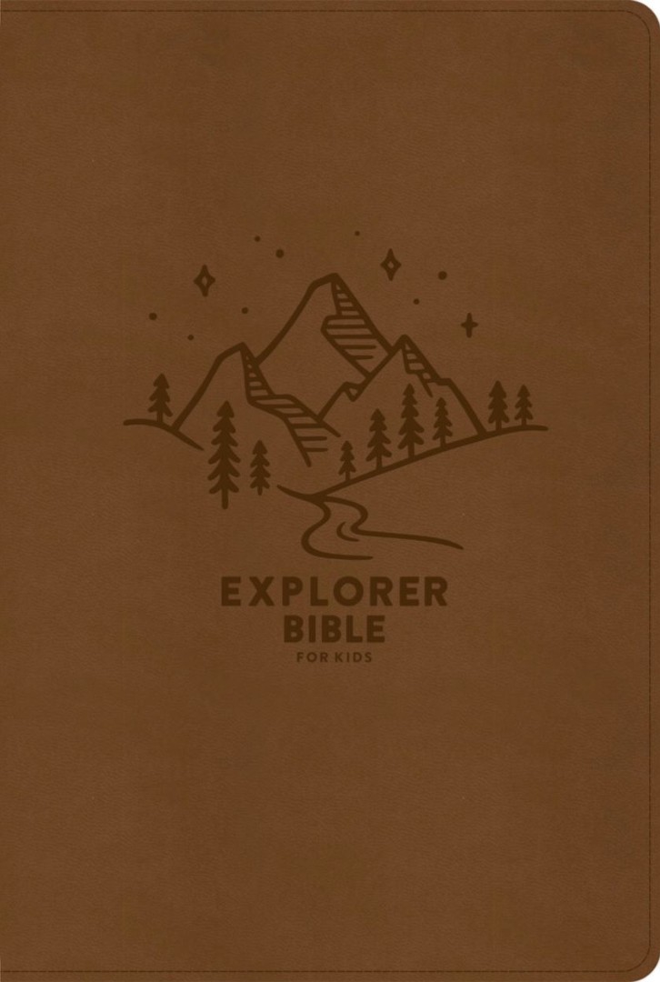 KJV Explorer Bible For Kids, Brown, Leathertouch, Indexed