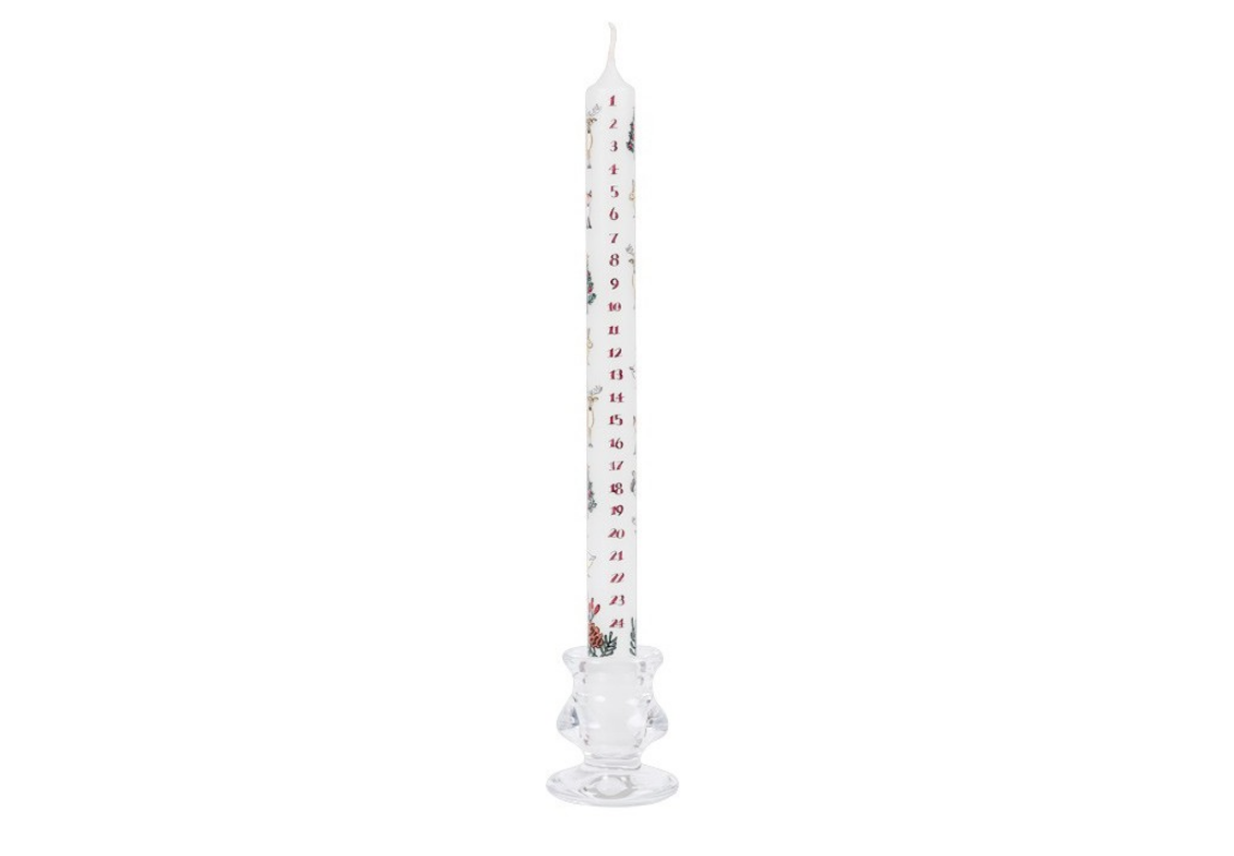Winter Wildlife Advent Candle