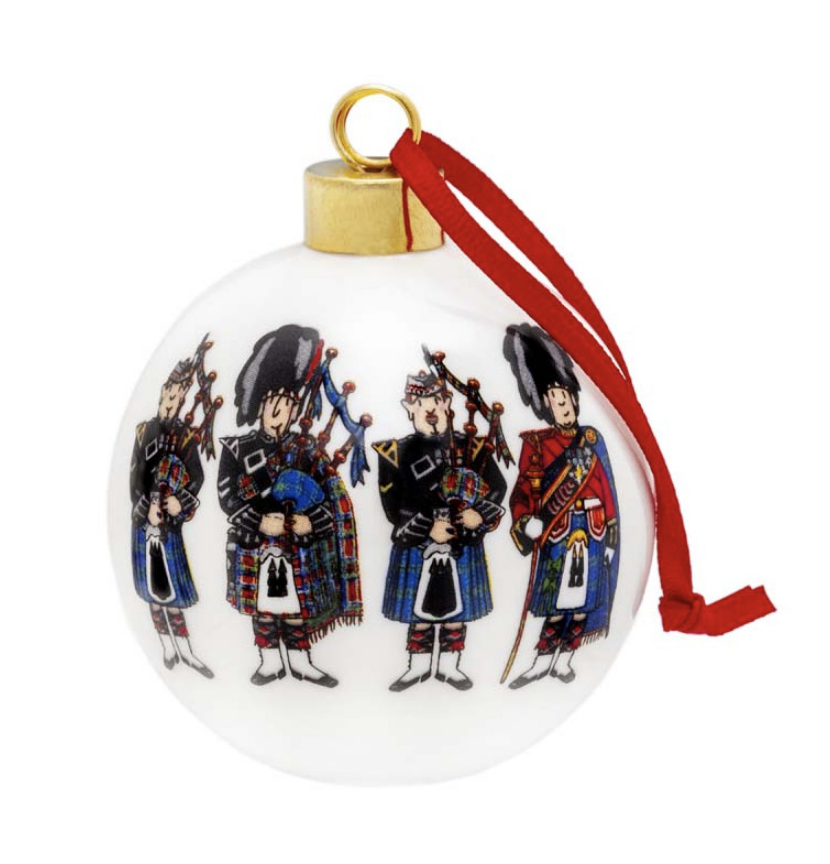 Scottish Pipers Bauble