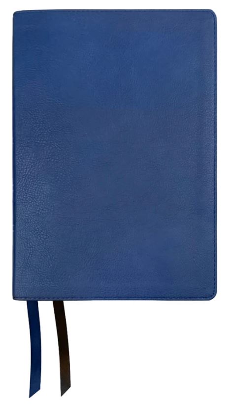 NASB 2020 Side-Column Reference Bible, Blue, Leathertex