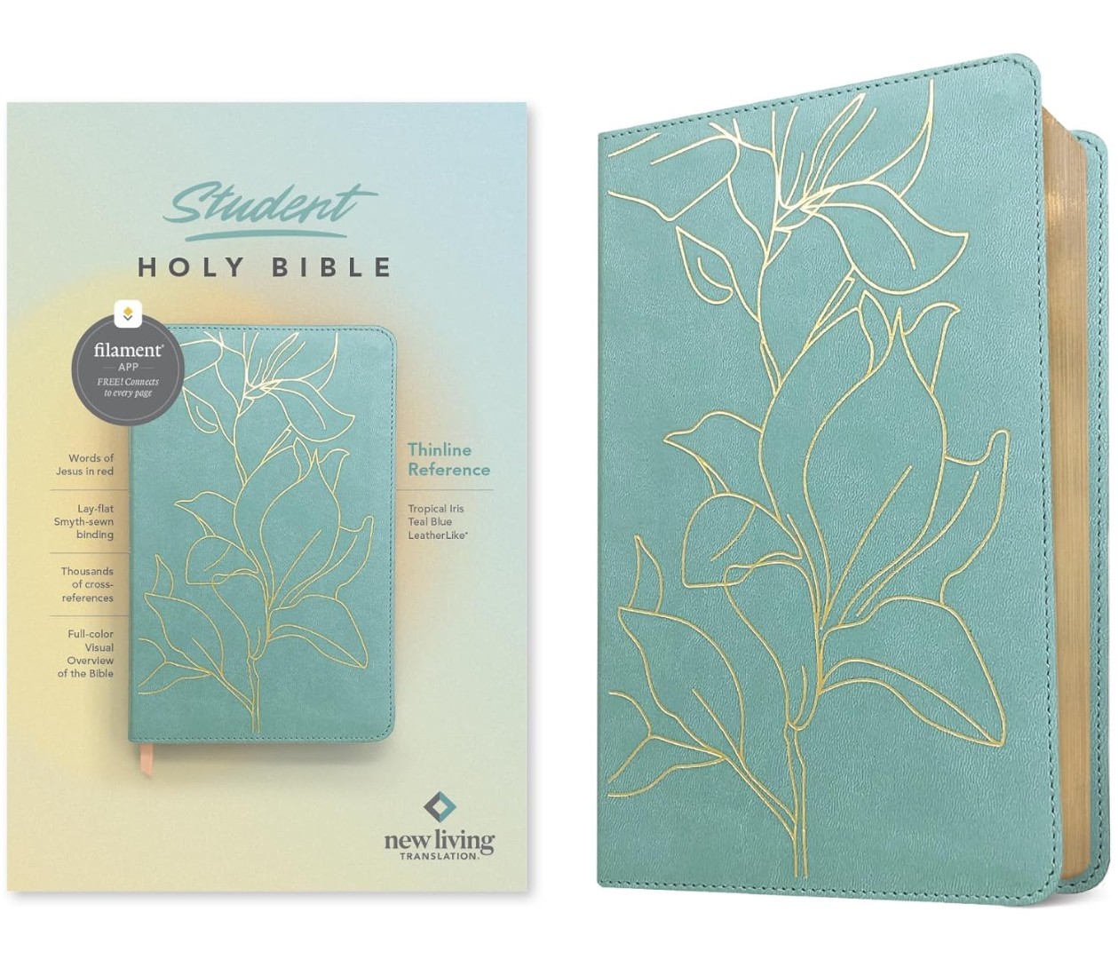 NLT Student Bible, Thinline Reference, Filament-Enabled