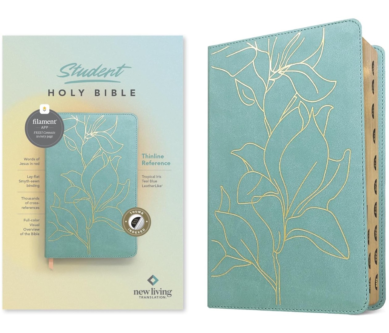NLT Student Bible, Thinline Reference, Filament-Enabled