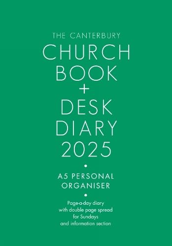 Canterbury Church Book And Desk Diary 2025 A5 Personal Organ