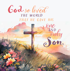 Compassion Charity Easter Cards: John 3:16 (5 pack)