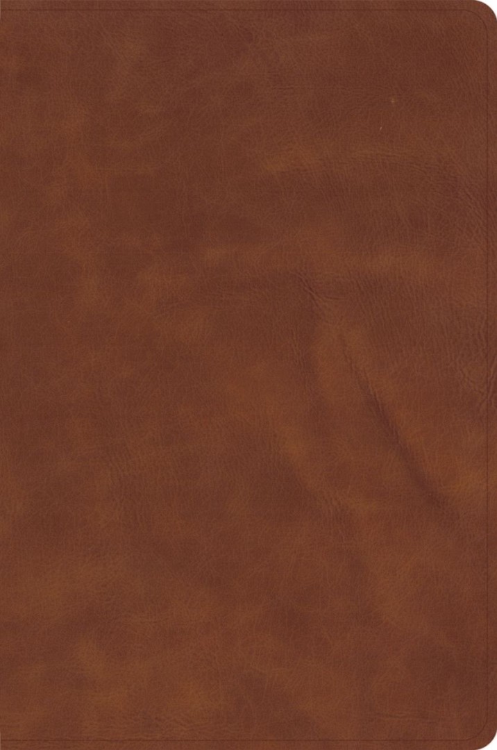 CSB Oswald Chambers Bible, Saddle Leathertouch