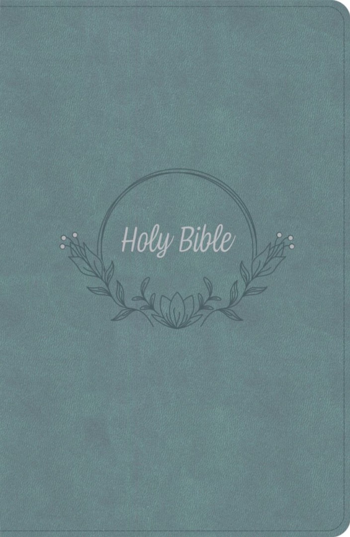KJV Large Print Personal Size Reference Bible, Earthen Teal