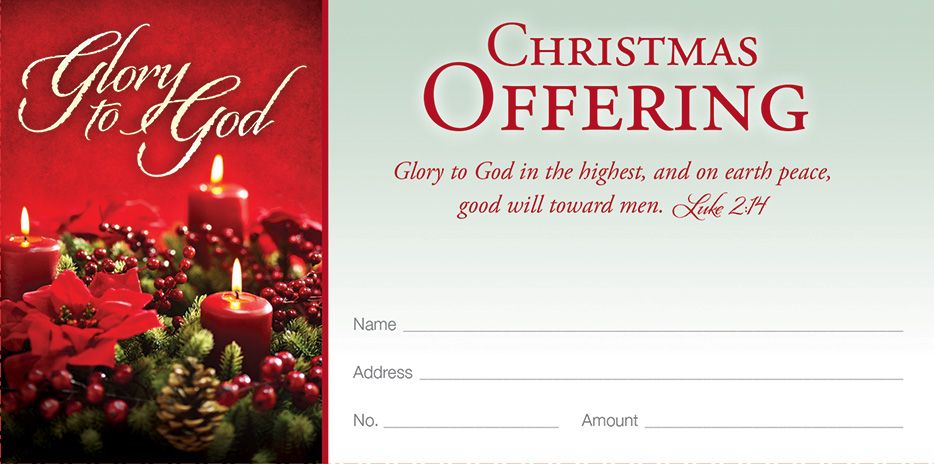 Glory To God In The Highest... Offering Env - (100 Pack)