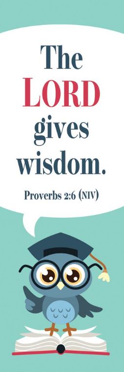 The Lord Gives Wisdom Kids Bookmark