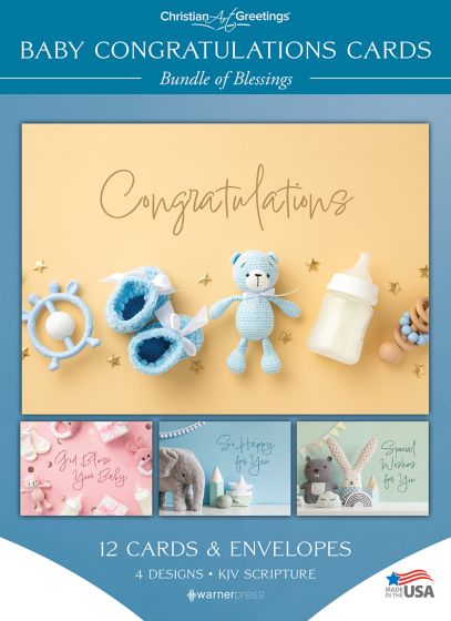 Boxed Cards - Baby Congratulations - Bundle Of Blessings