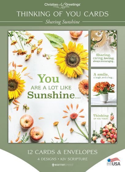 Thinking Of You - Sharing Sunshine - Boxed Cards