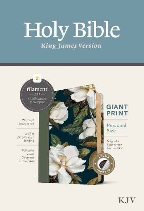 KJV Personal Size Giant Print Bible, Filament-Enabled