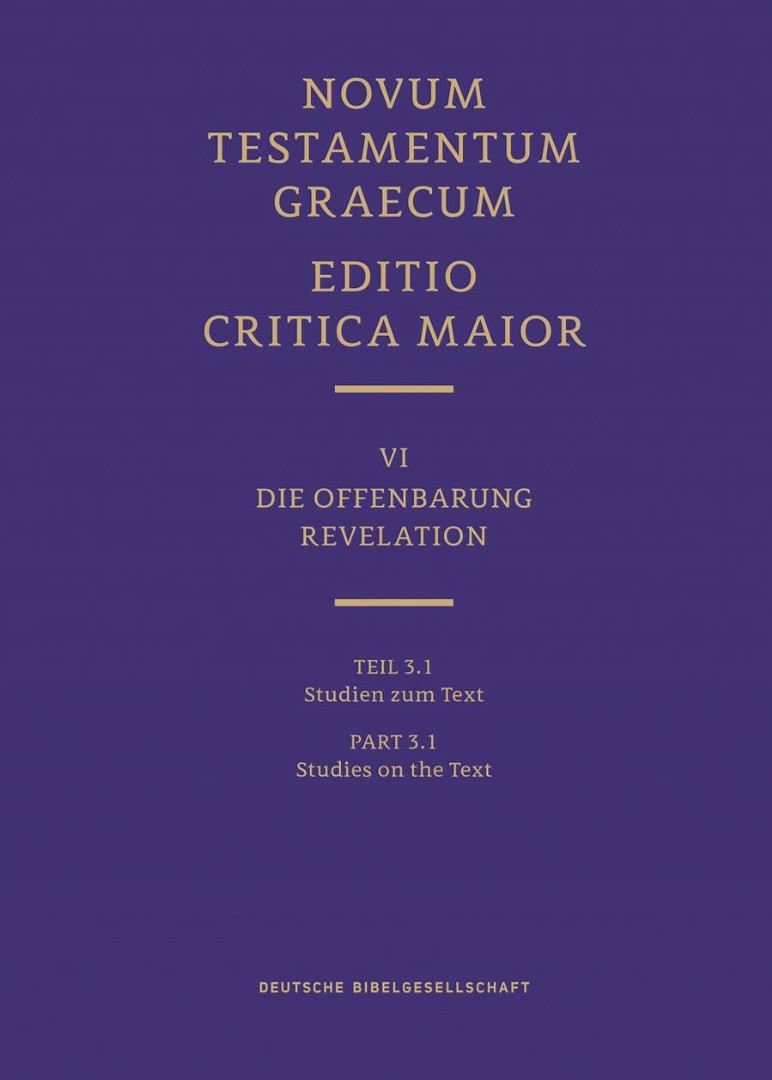 Novum Testamentum Graecum, Editio Critica Maior VI/3.1