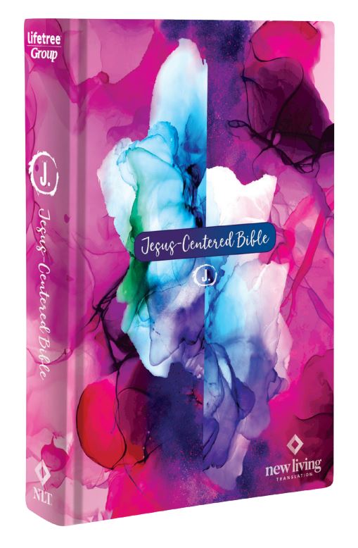 NLT Jesus-Centered Bible, Watercolor Hardcover