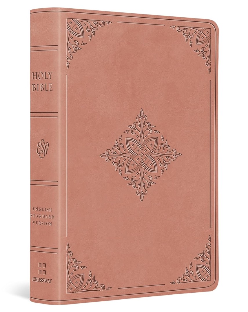 ESV Value Large Print Compact Bible (Trutone, Blush Rose)