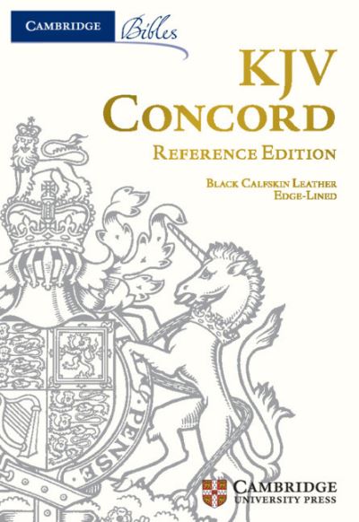 KJV Concord Reference Edition, Black Calfskin Leather