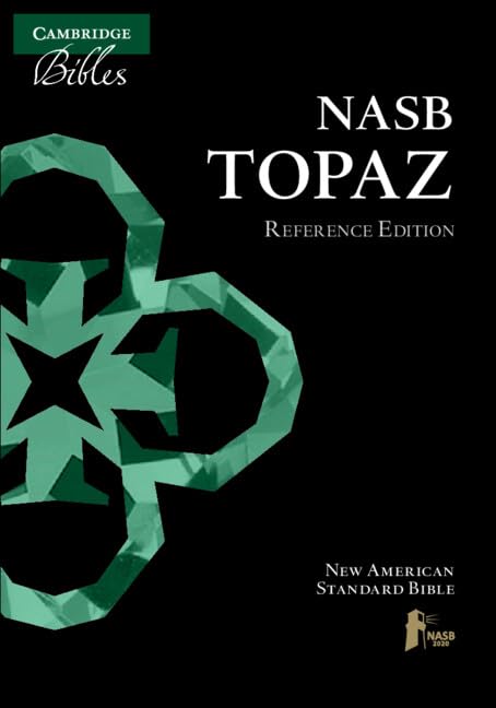NASB Topaz Reference Bible, Black Goatskin Leather