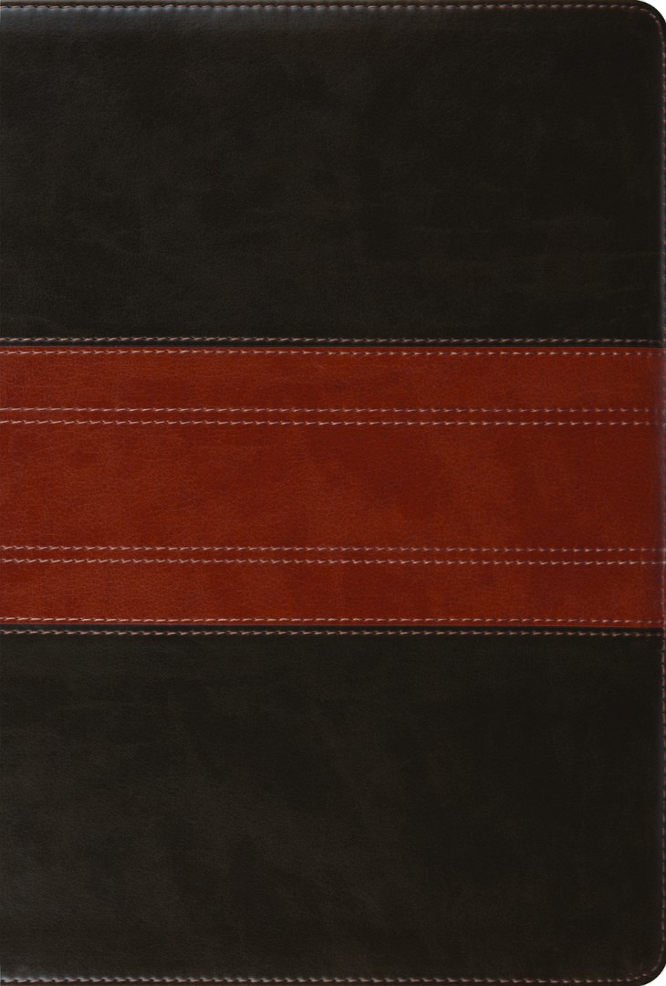 ESV Men's Study Bible, Forest/Tan, Trail Design