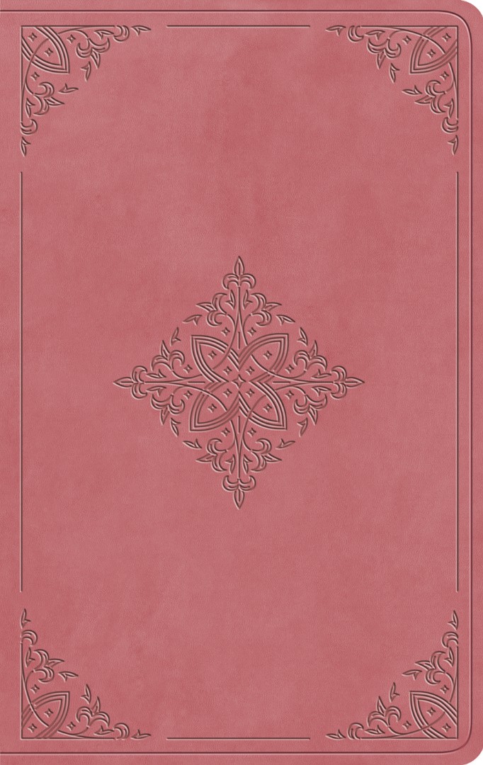 ESV Large Print Value Thinline Bible, Blush Rose