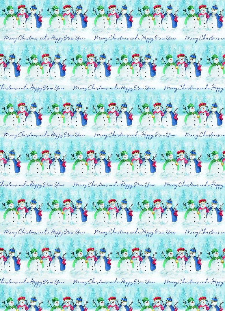 Snowkings And Candlelight Gift Wrap