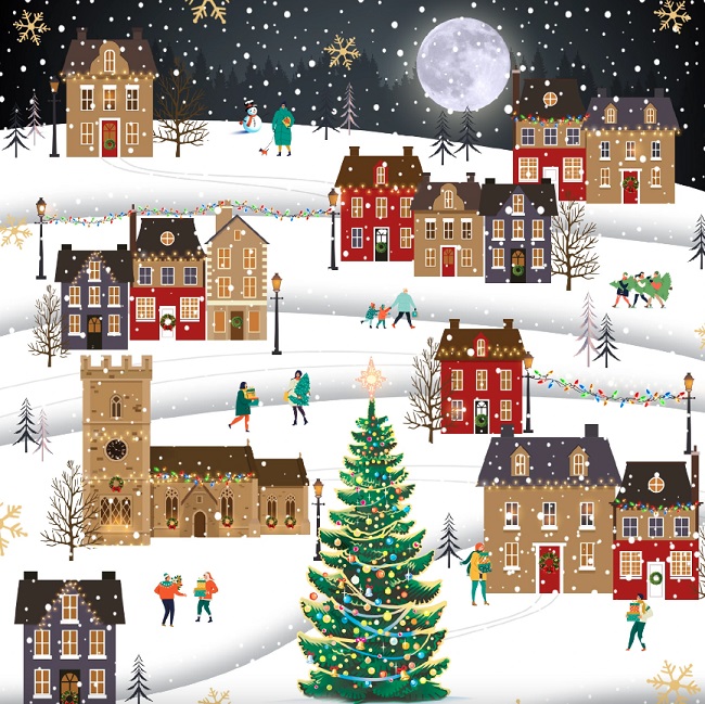 Tearfund - Christmas Village - Pack Of 10