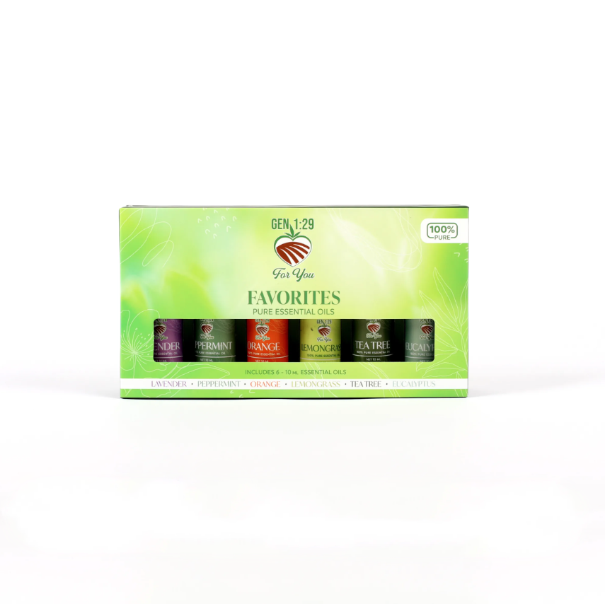 Pure Essential Oils - Favourites (Pack of 6)