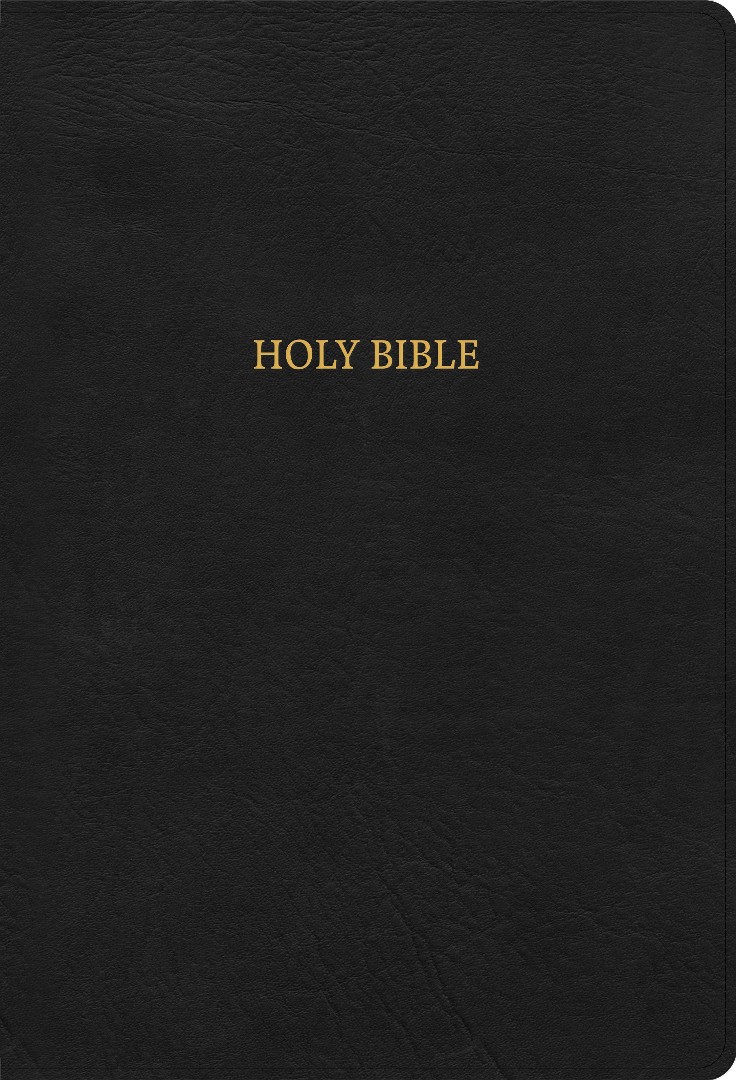 NASB Super Giant Print Reference Bible, Black, Indexed