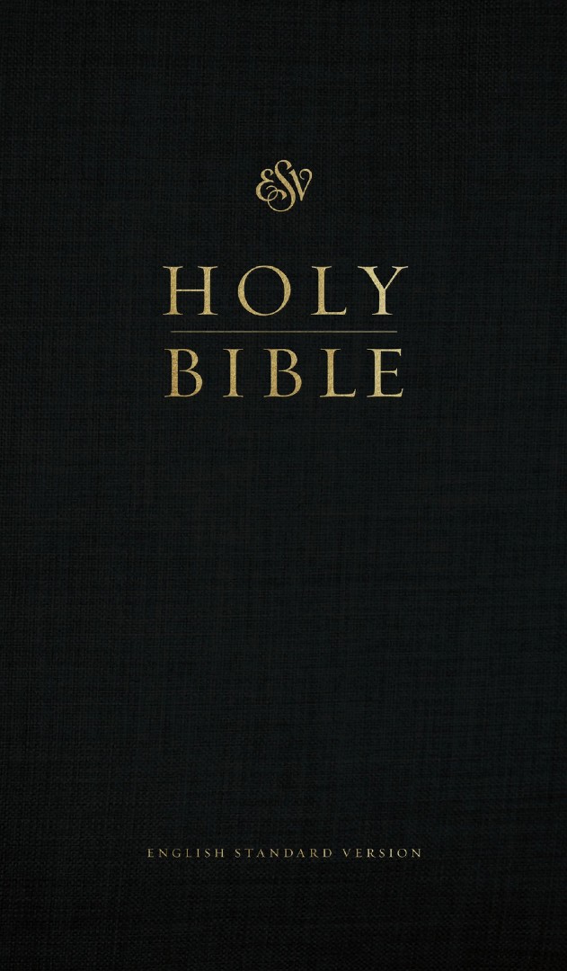 ESV Church Bible, Large Print, Hardcover, Black