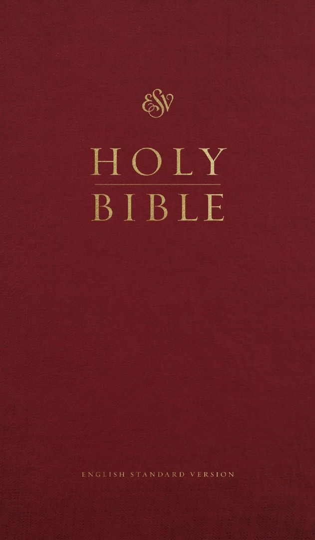 ESV Church Bible, Large Print, Hardcover, Burgundy