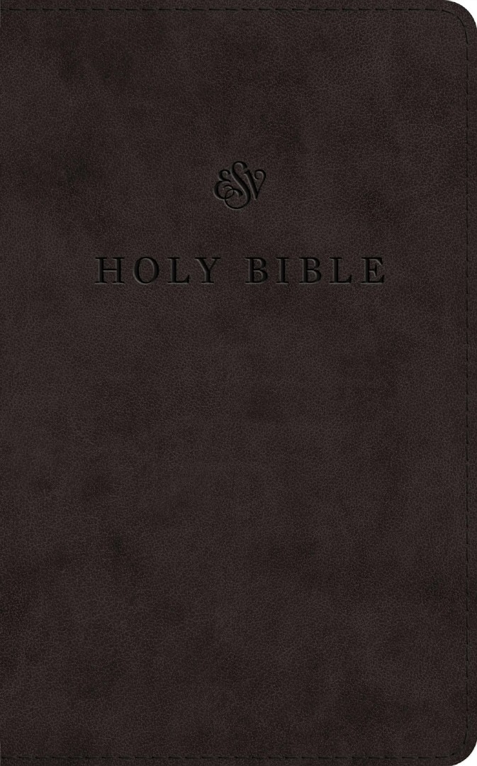 ESV Premium Church Bible, Large Print, Black